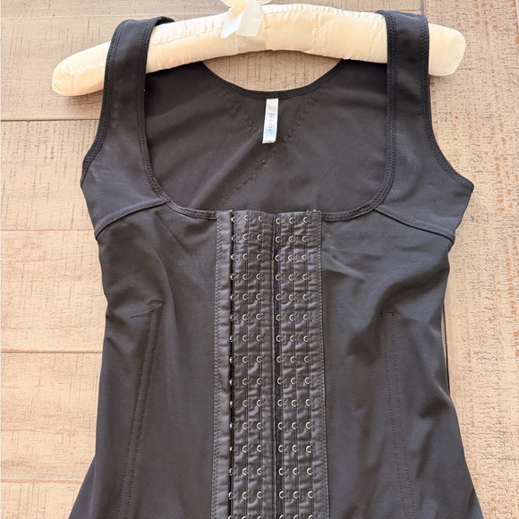 Ekouaer Mesh Steel Boned Waist Cincher Vest 6 Row Hooks Shapewear M fit 31-33" - Picture 10 of 11